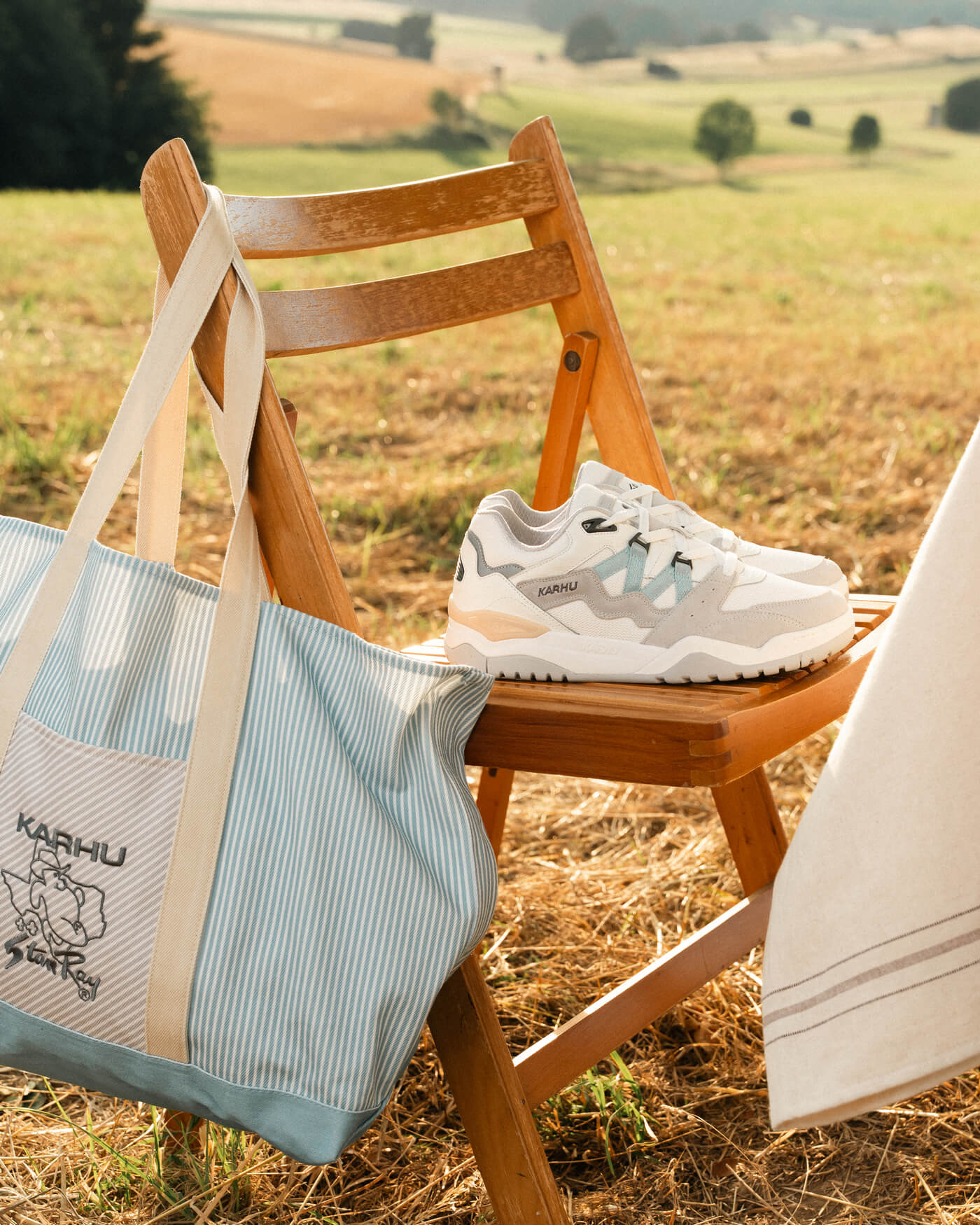 KARHU x Stan Ray Fusion XT - Bright White / Sterling Blue - F850018