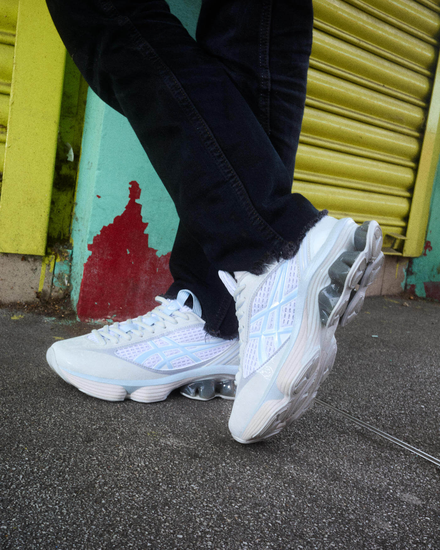ASICS US6-S Gel-Kinetic Fluent - Glacier Grey/Soft Sky - 1203A748-020