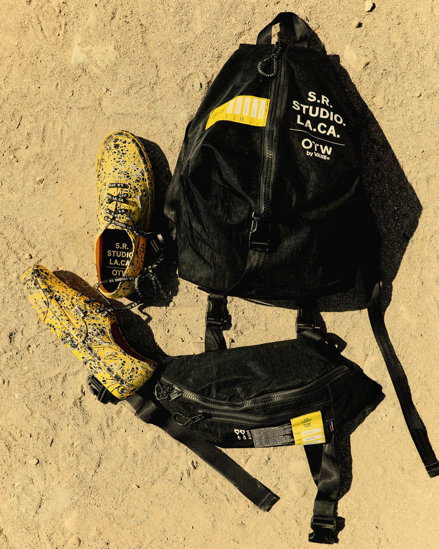 OTW by Vans X S.R. Studio LA. CA. Authentic 44 Vibram - Black/Yellow - VN000DCNFAS