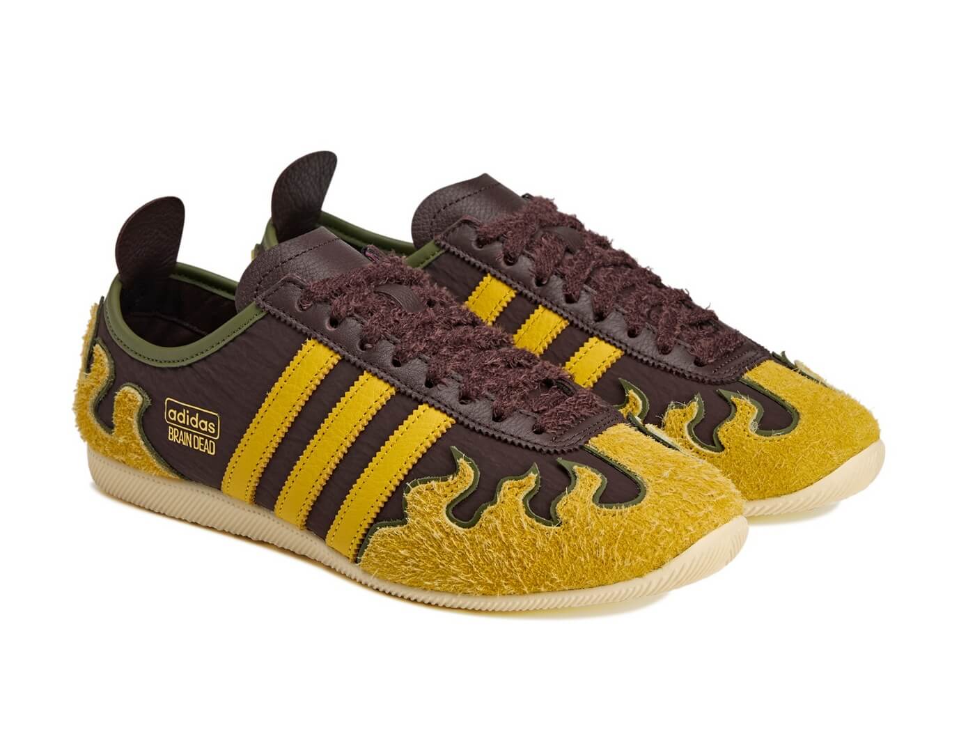adidas Originals x Brain Dead - Japan Lo - Brown/Hazel Yellow/Off White - JQ6789