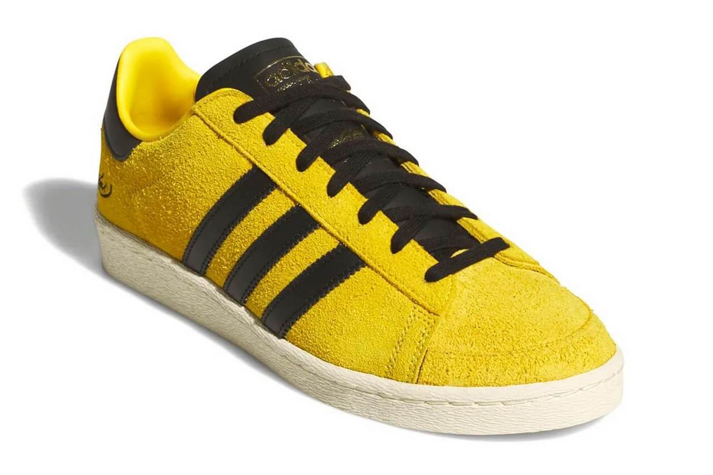 adidas Originals x Bruce Lee Jabbar Lo „Game of Death“ - Utility Yellow / Core Black / Cream White - JR1597