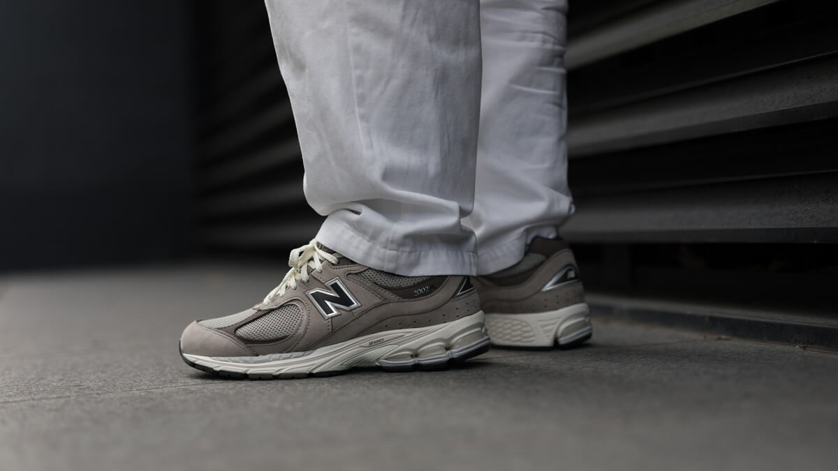 New Balance - M2002RAW - Warm Alpaca/Light Chalkboard/White - on feet