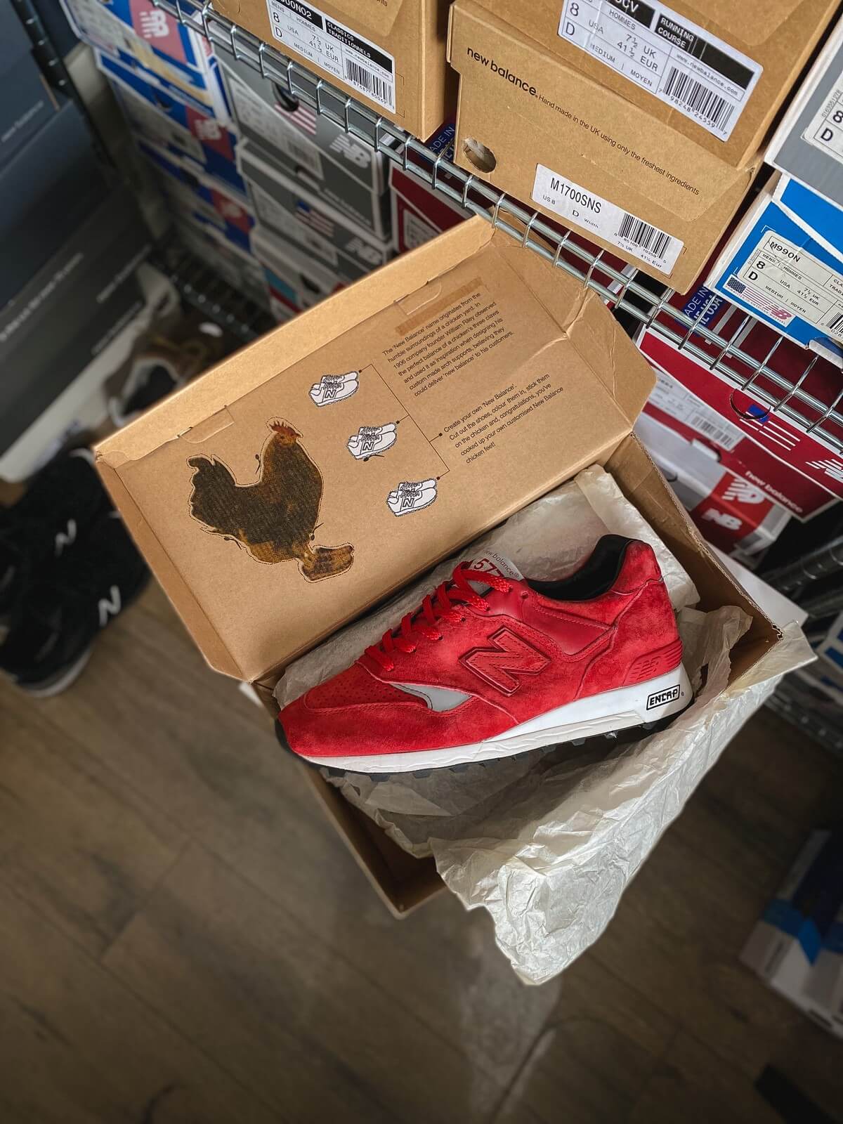 New Balance x Sneakersnstuff - RGB Pack (Red) - M577SNS - (2009)