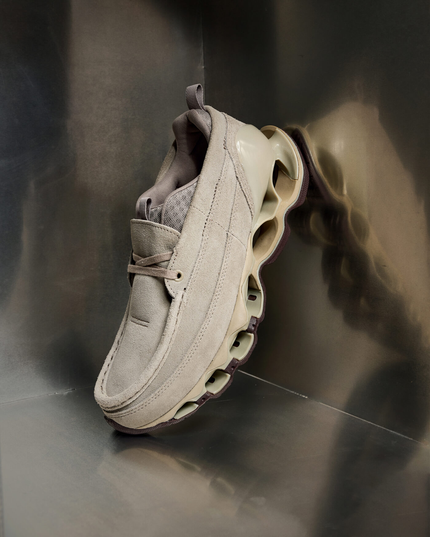Mizuno Wave Prophecy Moc Suede - Taupe - D1GD243601