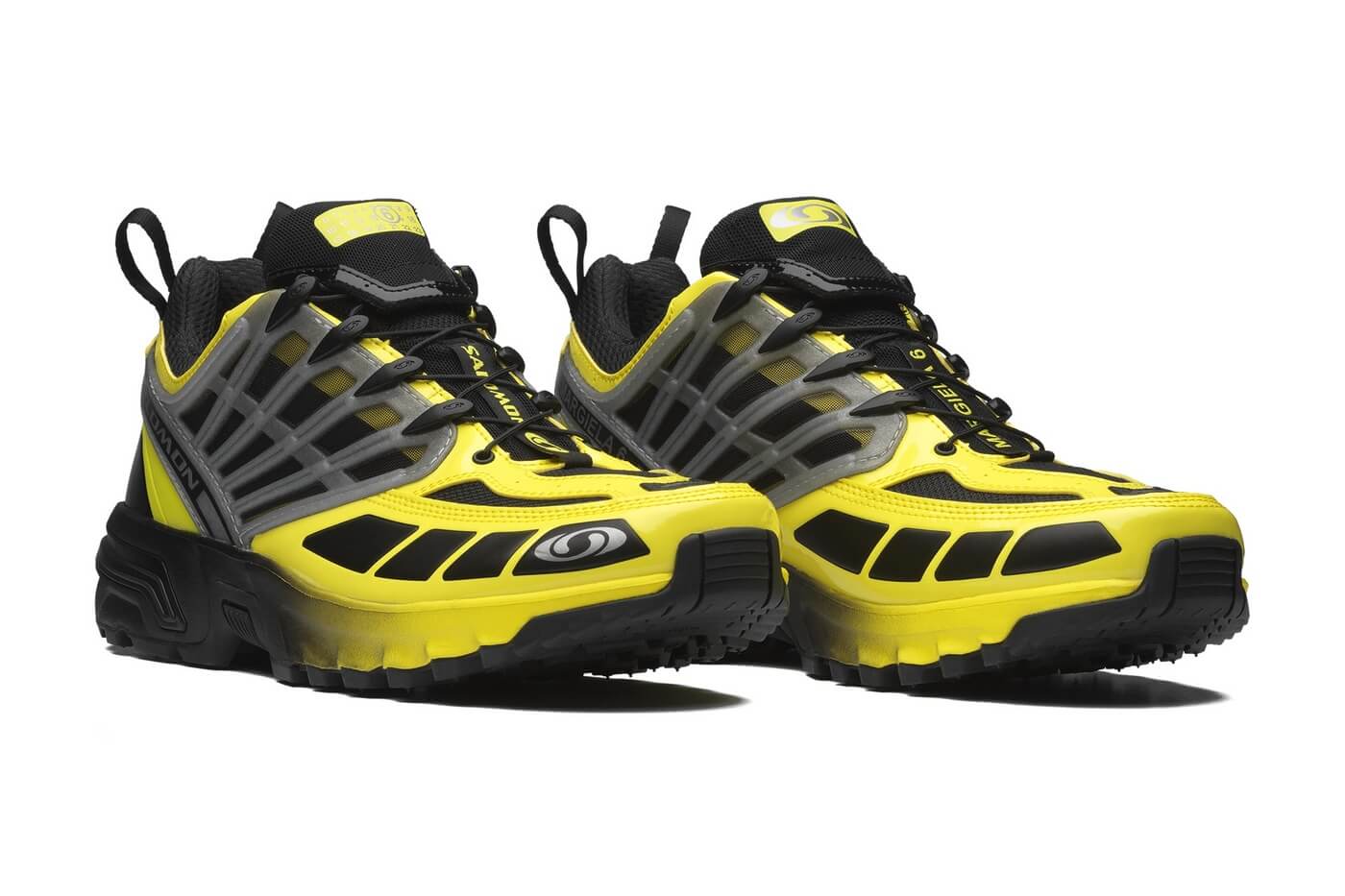 Salomon x MM6 Maison Margiela ACS Pro - Black/Blazing Yellow/Footwear Silver - L49112400
