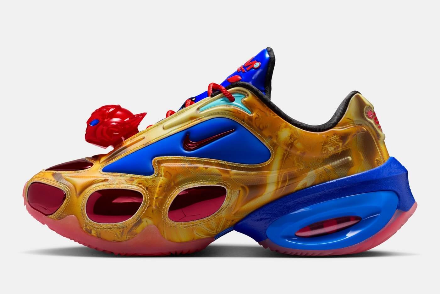 Nike x Windowsen Air Max Muse - Metallic Gold/Chile Red/Clearwater/Racer Blue/Black - IQ3838-700