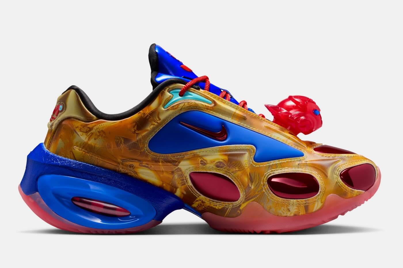 Nike x Windowsen Air Max Muse - Metallic Gold/Chile Red/Clearwater/Racer Blue/Black - IQ3838-700