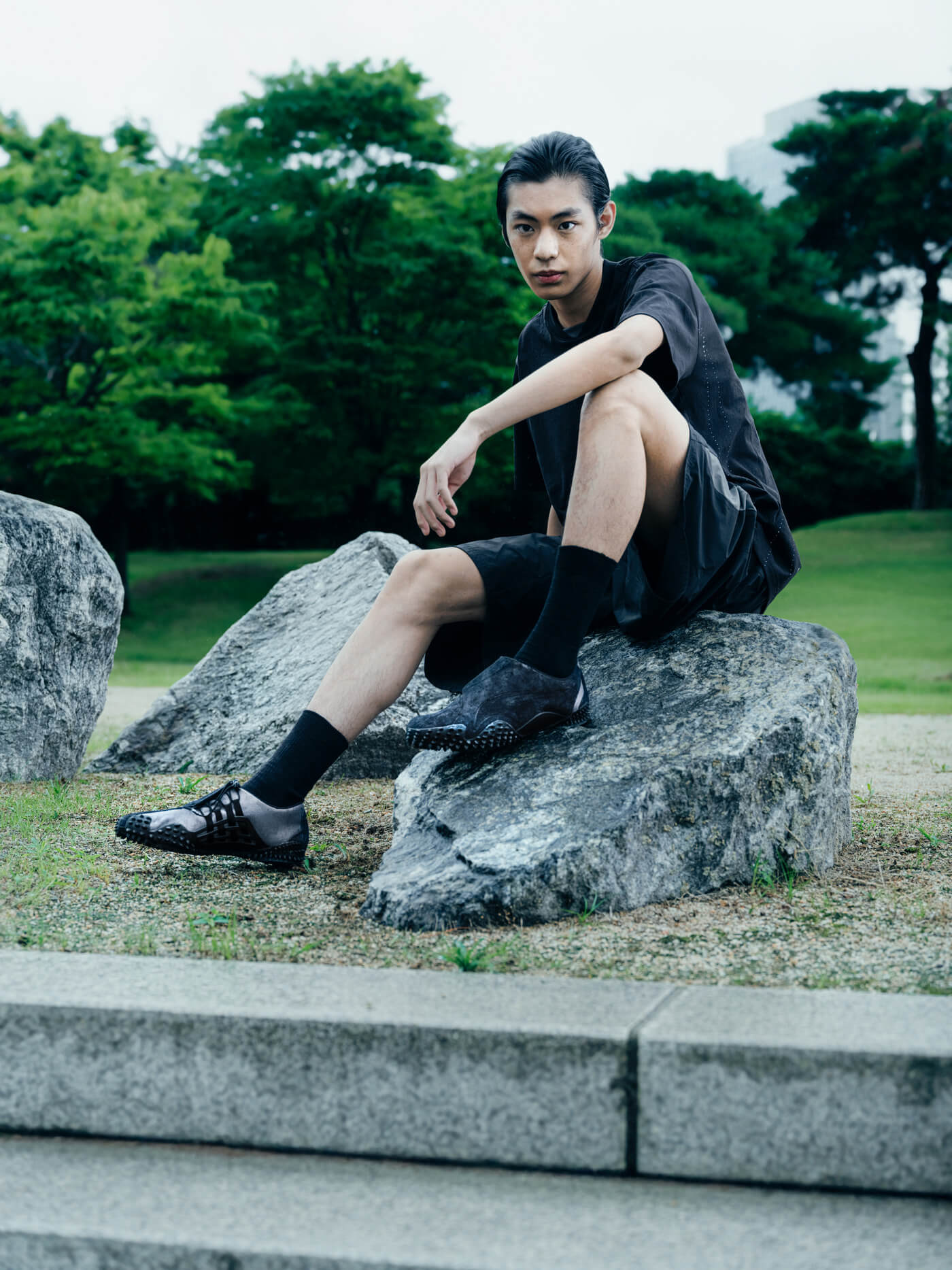 PUMA x SAN SAN GEAR - Mostro Caged - PUMA Black/Shadow Grey - 404242-01