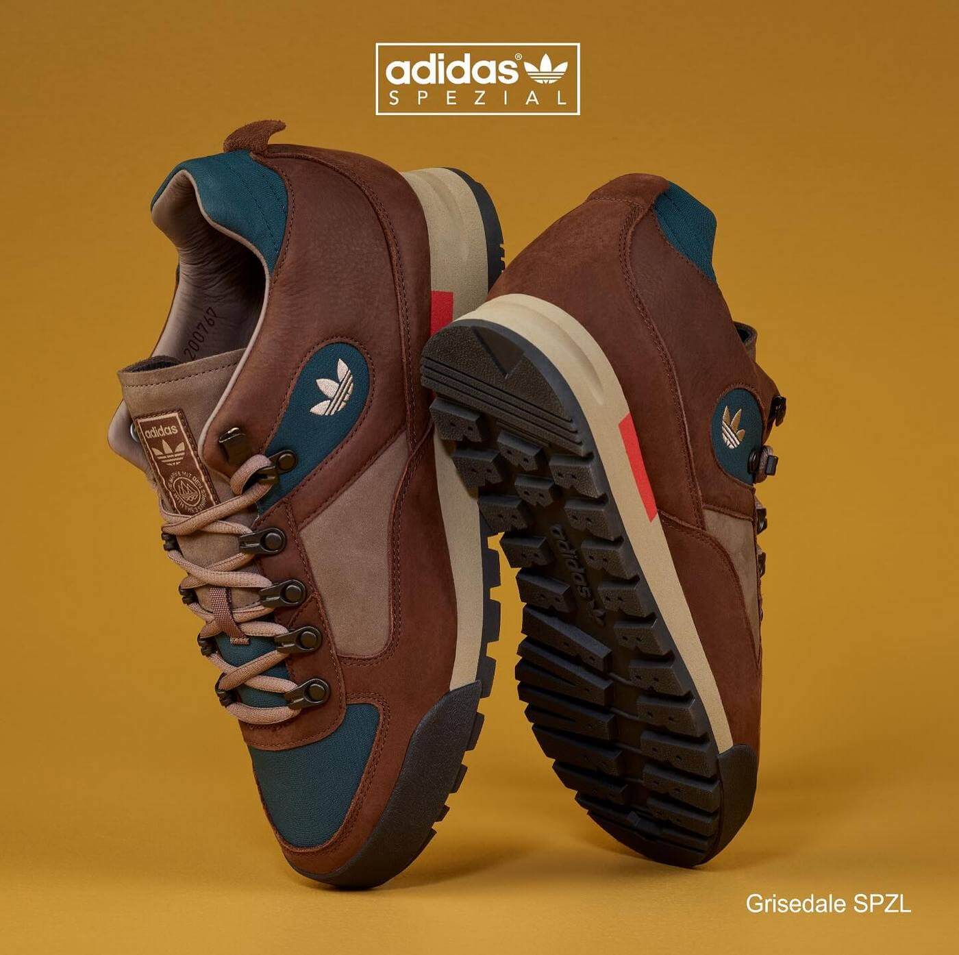 adidas SPZL Grisedale - Aurora Ivy / Core Black / Trace Khaki - JR1553