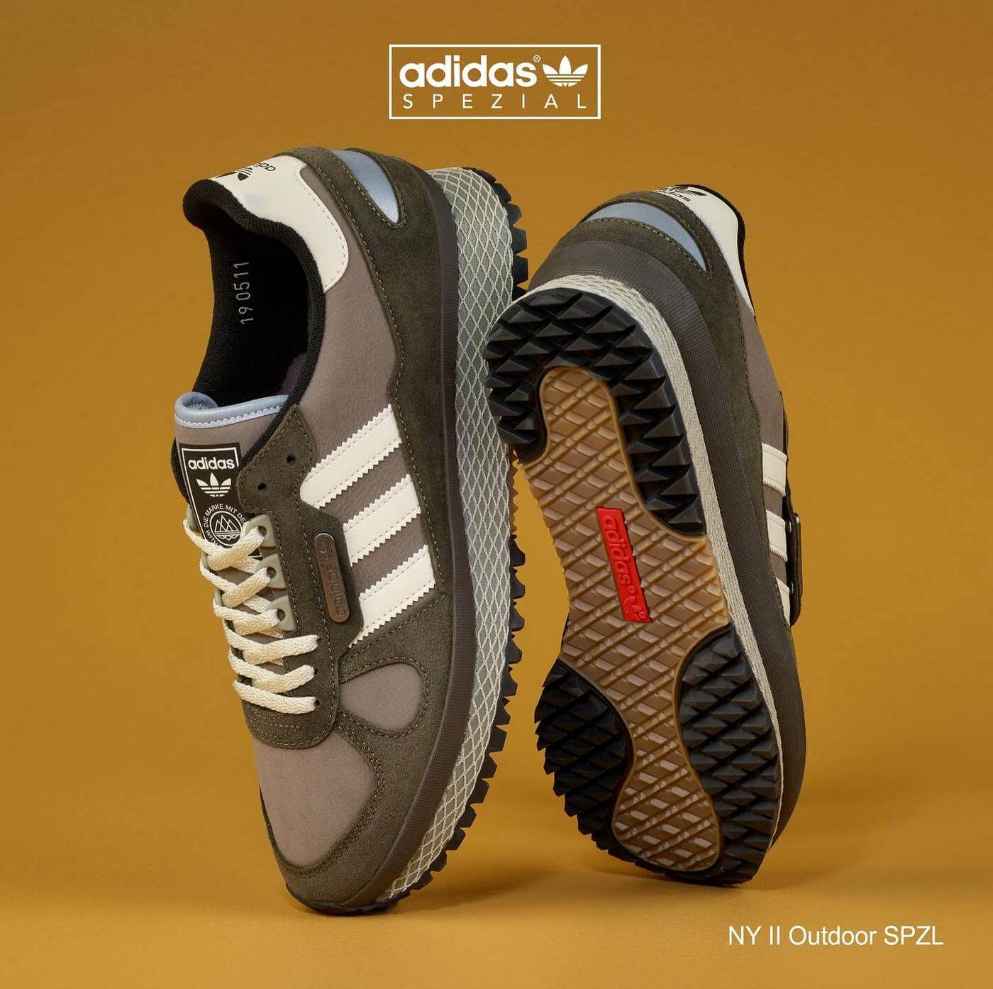 adidas SPZL NY II - Branch / Alumina / Core Black - JR1564