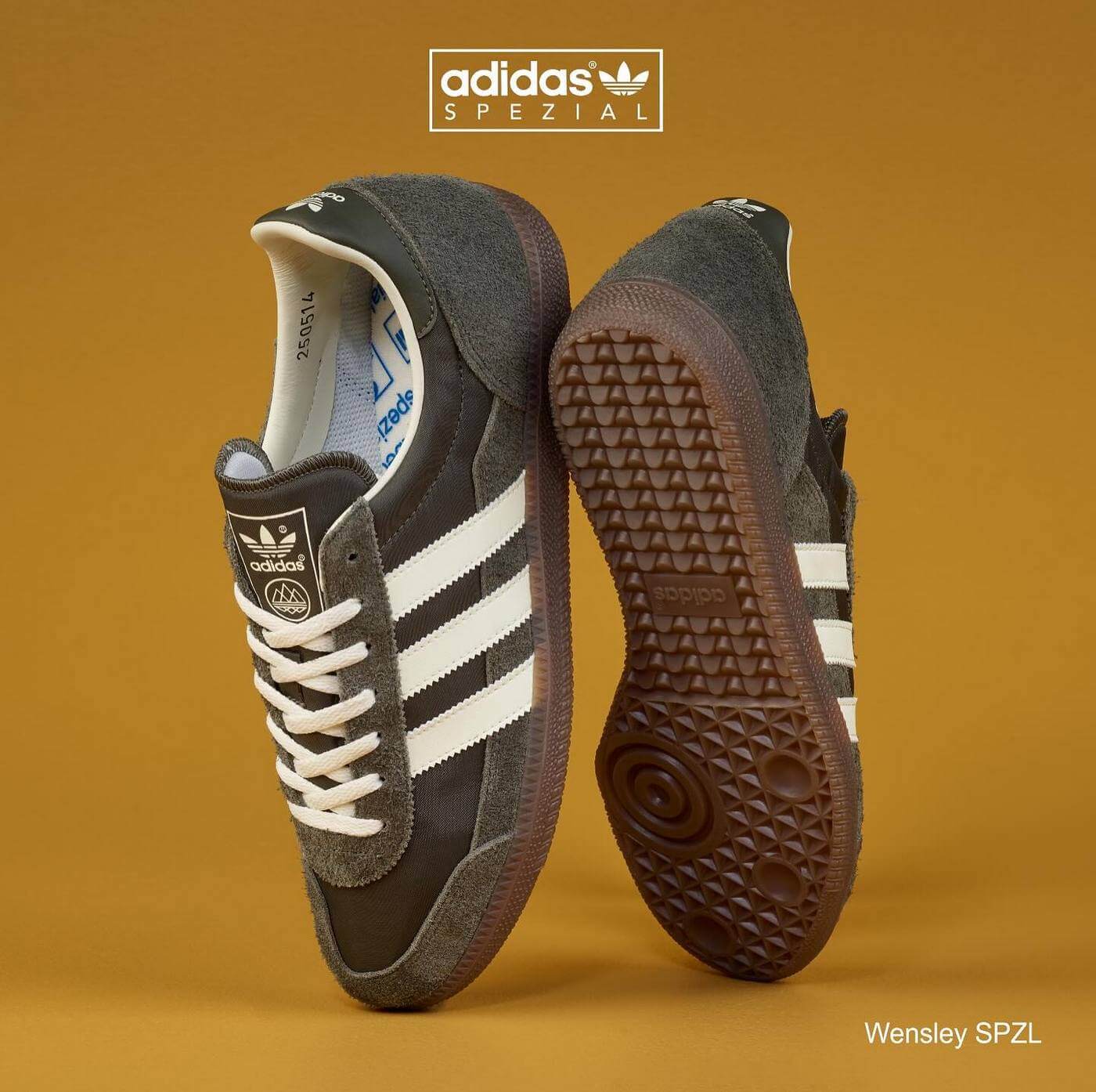 adidas SPZL Wensley - Utility Grey / Off White / Gum - KI5801