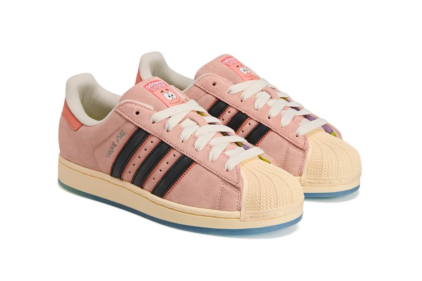 adidas Originals x SpongeBob Superstar 'Patrick Star' - Supplier Colour/Core Black/Wonder Clay - JQ6778