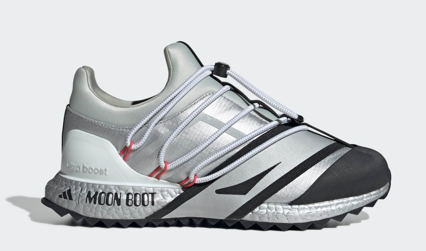 adidas x Moon Boot Ultra Boost 1.0 - UB1 - Silver Metallic/Core Black/Semi Lucid Red - JQ7847