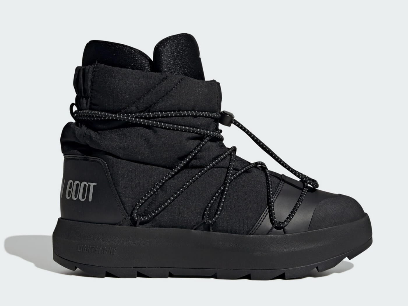 adidas x Moon Boot Ace Mid - Core Black/Matte Silver/Core Black - JP7766
