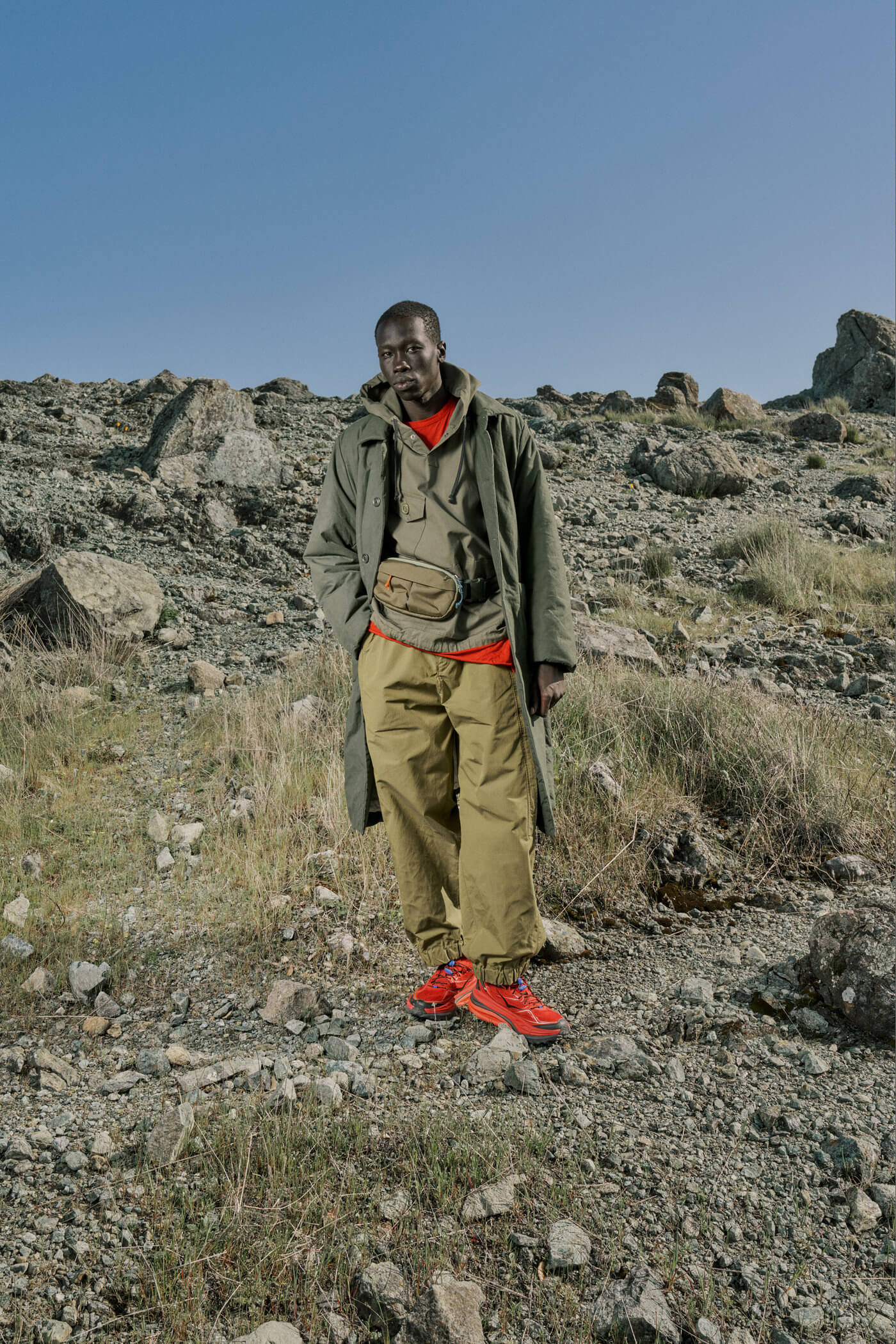 HOKA Stinson One7 - Red