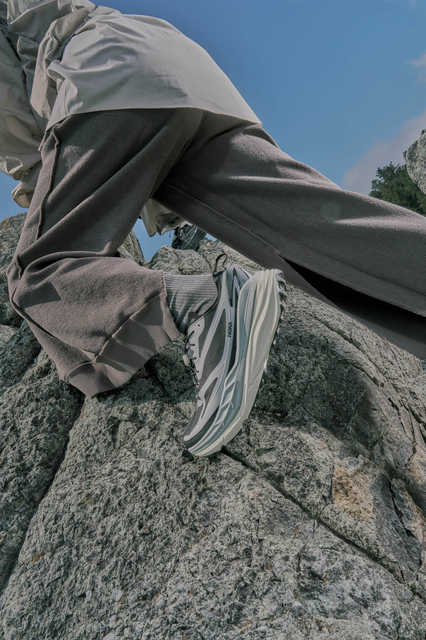 HOKA Stinson One7 - Stellar Grey/Eggshell - 1168931-SGS