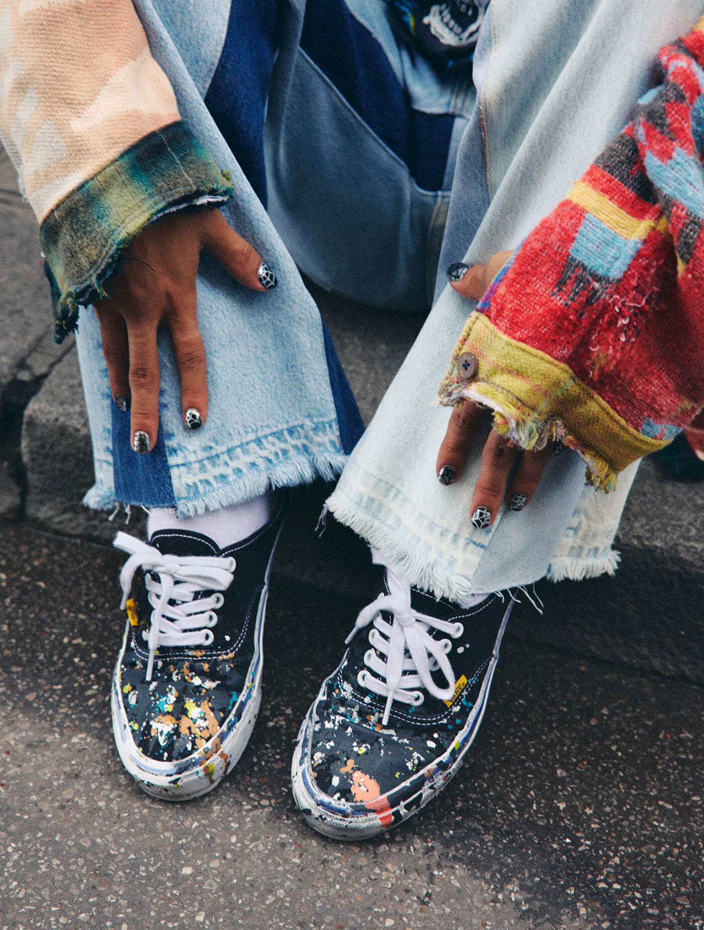 Vans x Gallery Dept. Authentic Reissue 44 "Art That Kills" - Black - VN000EEUBLA