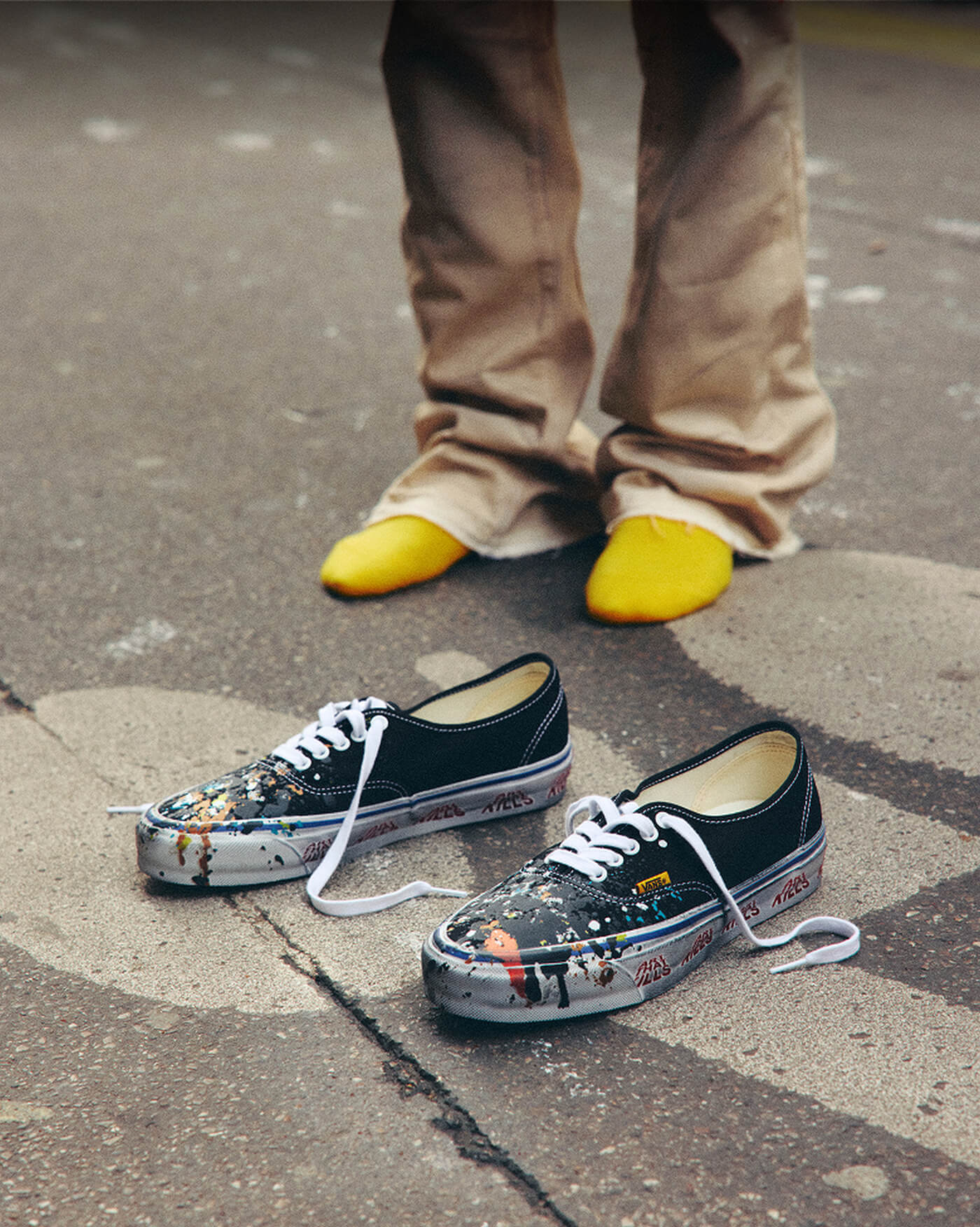 Vans x Gallery Dept. Authentic Reissue 44 "Art That Kills" - Black - VN000EEUBLA