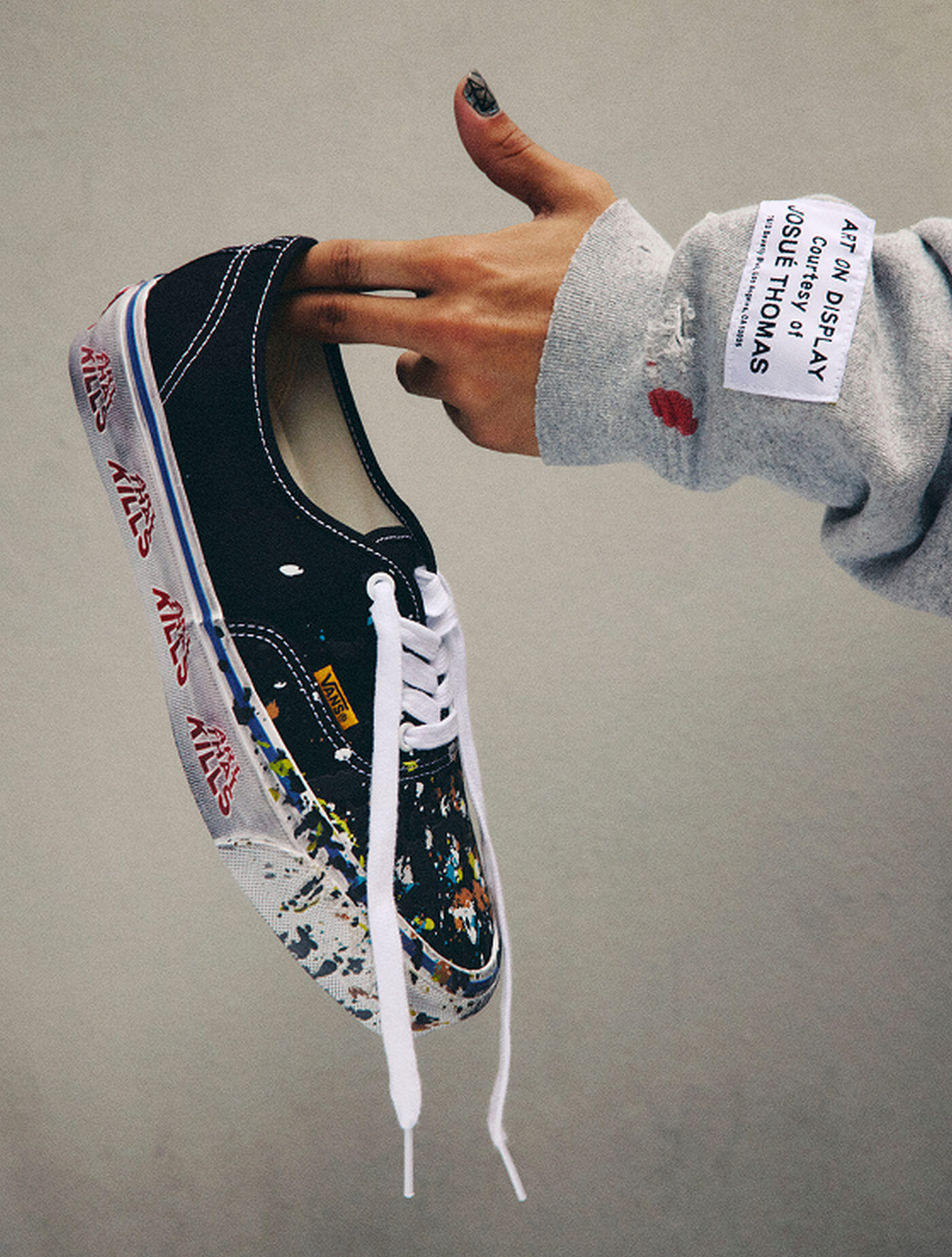 Vans x Gallery Dept. Authentic Reissue 44 "Art That Kills" - Black - VN000EEUBLA