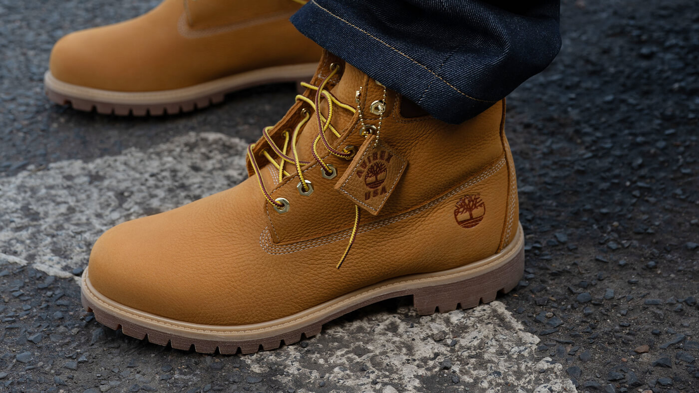 Timberland x Avirex Premium 6 Inch Lace Up Waterproof Boot - Wheat Nubuck - TB0A2P6WAI11