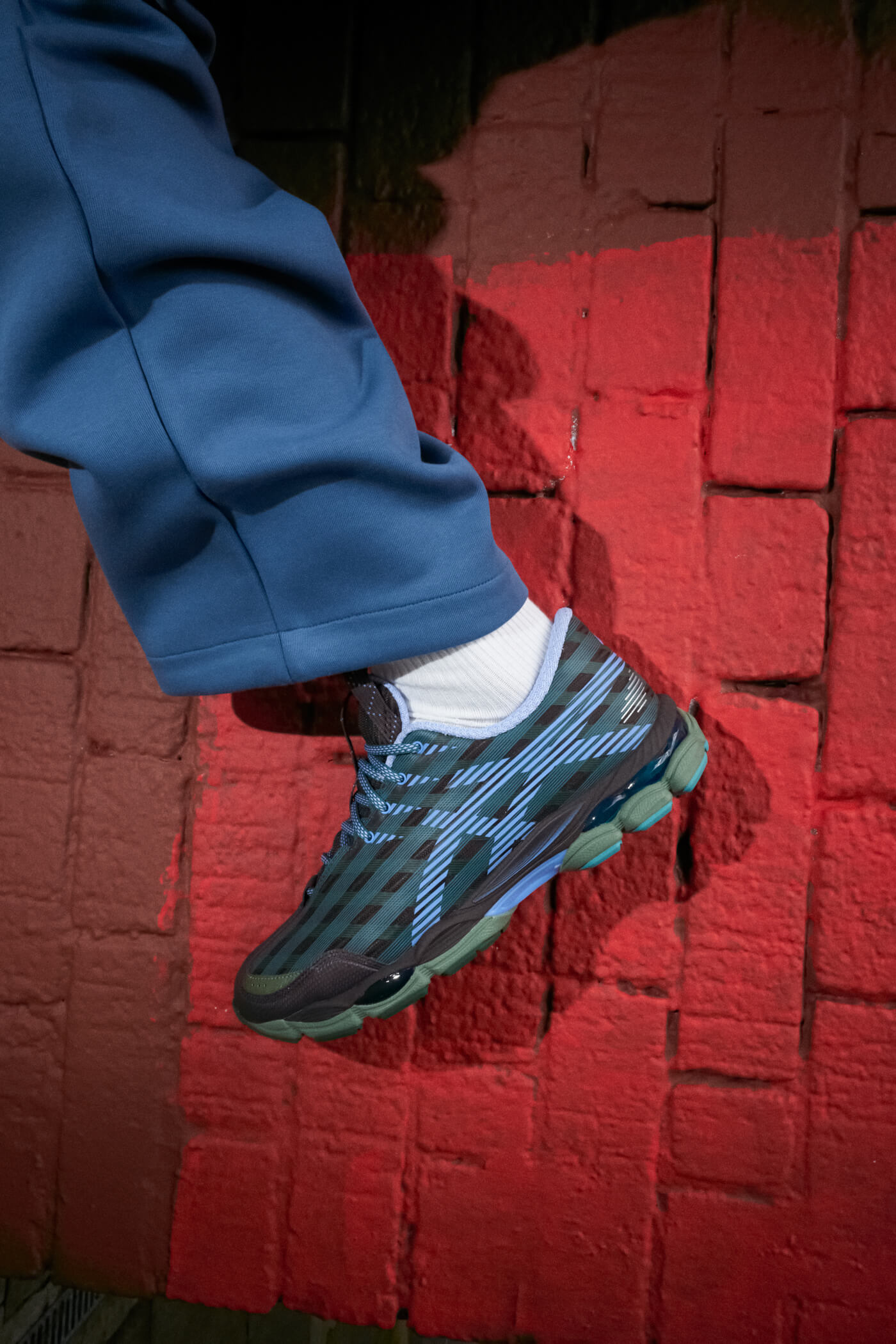 ASICS x Kiko Kostadinov Studio US8-S GEL-SJ33 - Roasted Coffee/Periwinkle Blue - 1203B116-201