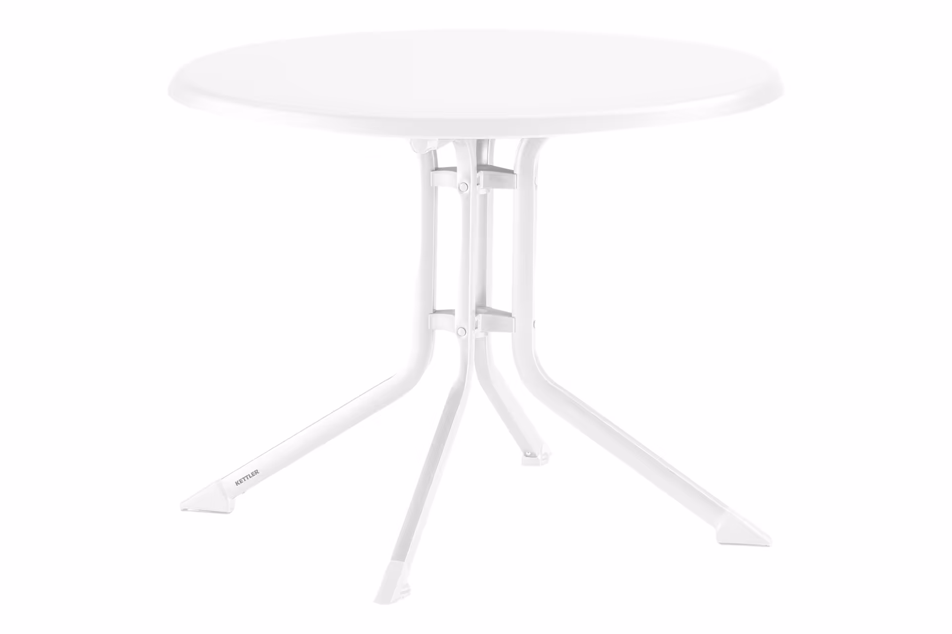 BOULEVARD / Klapptisch rund 85 / weiss/weiss / 0307015-5000