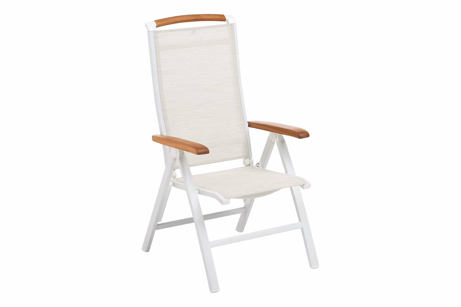 MEMPHIS / Multipositionssessel / weiß matt/beige/natur / 0103501-5800