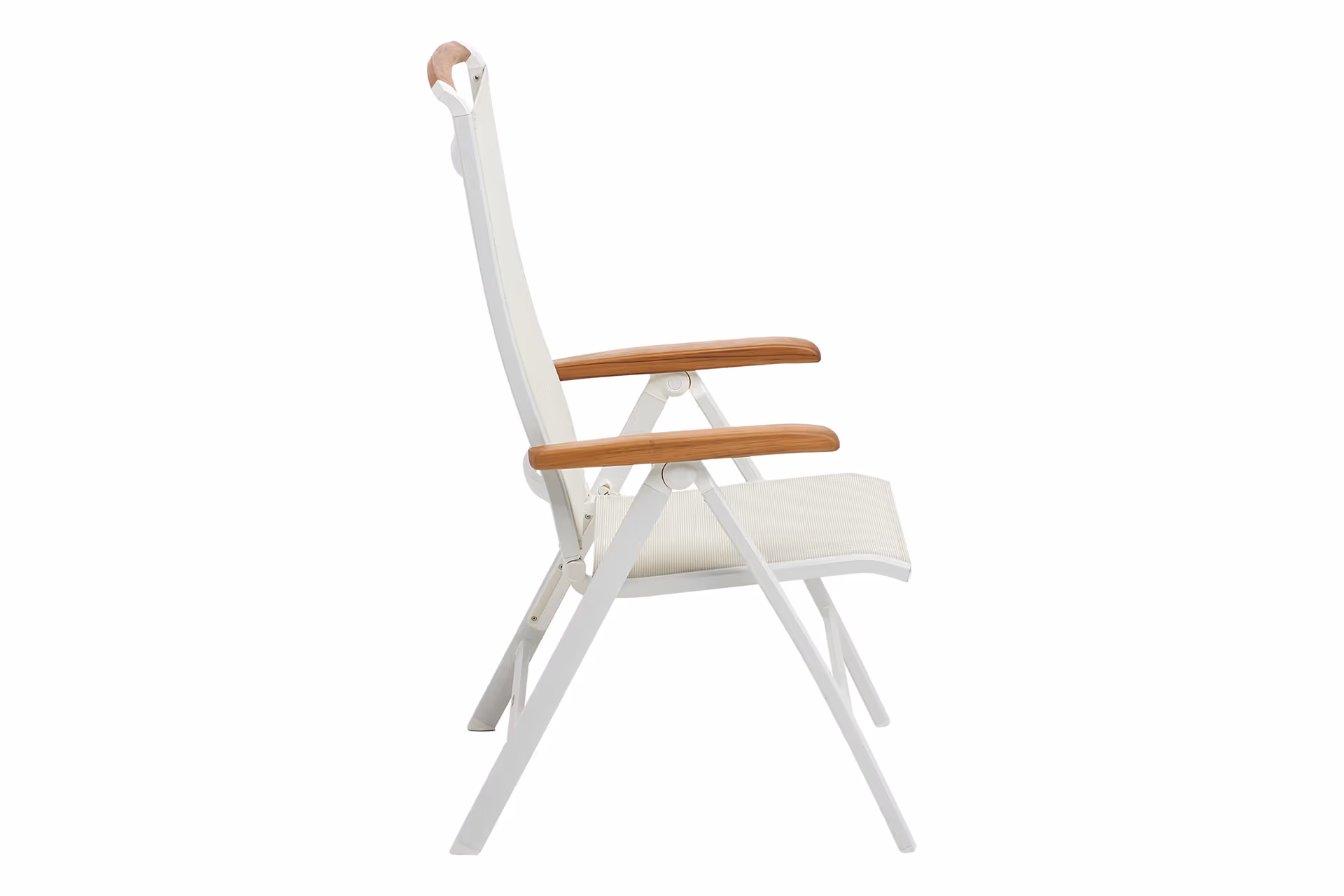 MEMPHIS / Multipositionssessel / weiß matt/beige/natur / 0103501-5800