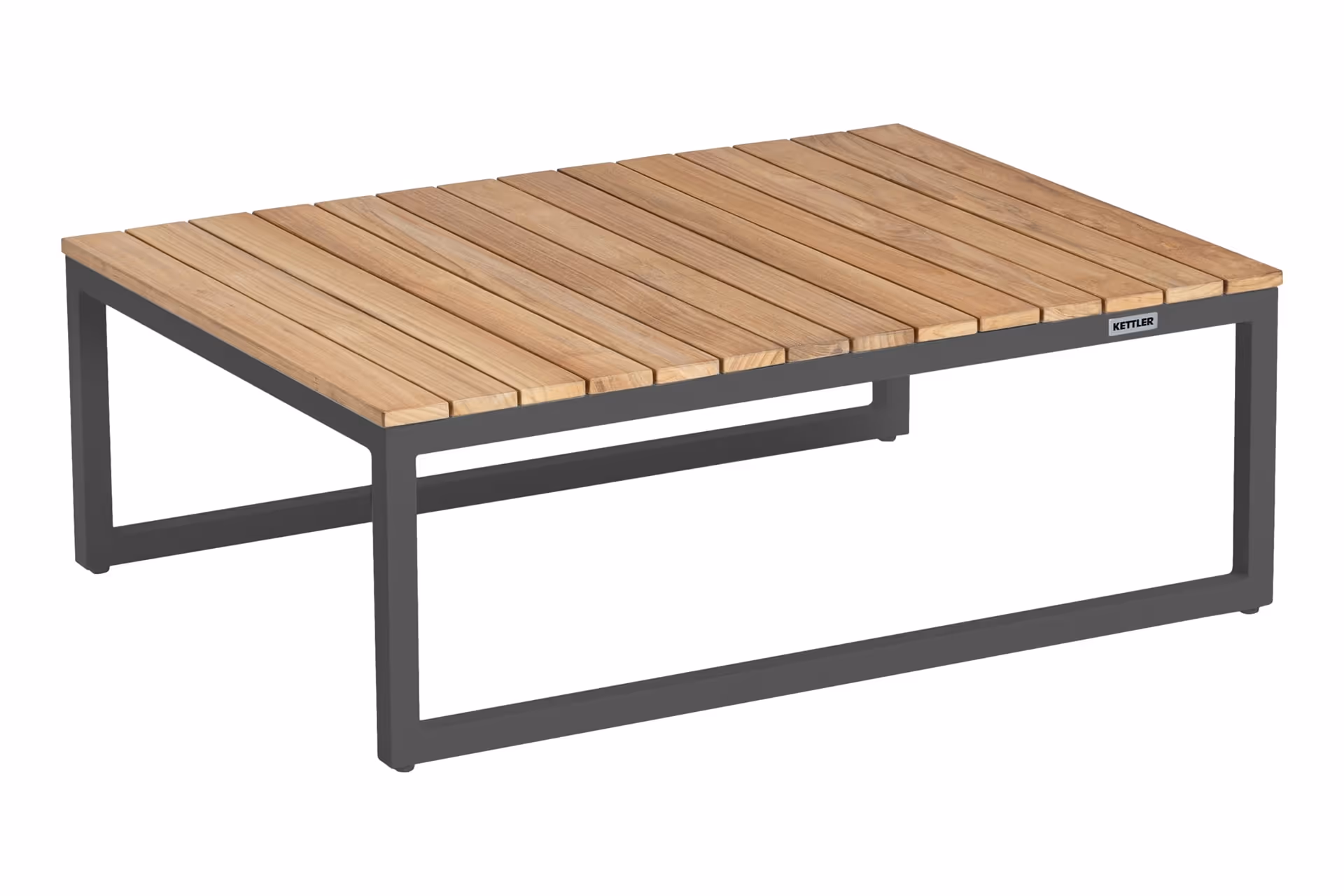 OCEAN SKID PLATFORM / Lounge Tisch / anthrazit/natur / 0105918-7300