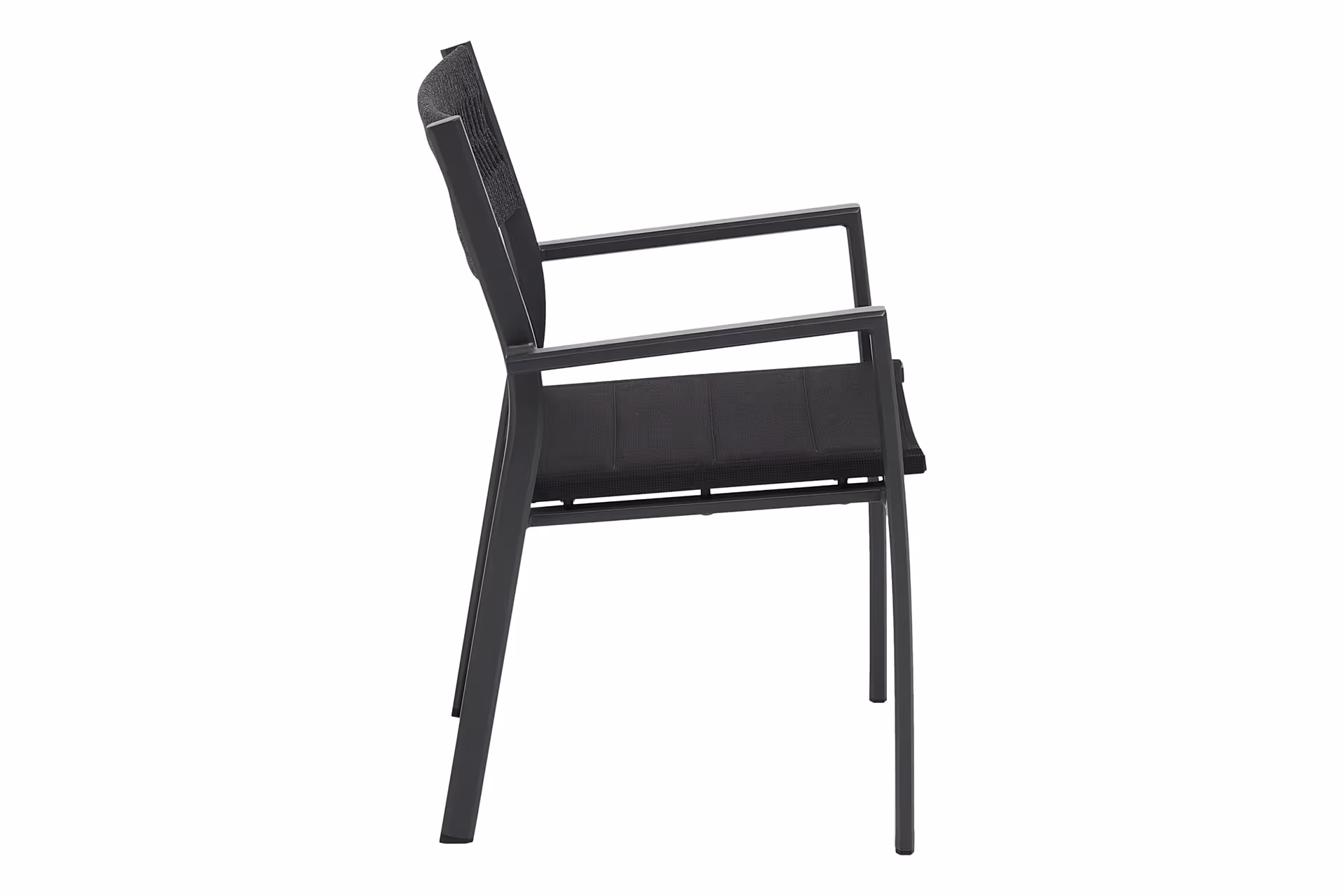 LUGANO / Stapelsessel / anthrazit matt/anthrazit / 0305702-7890