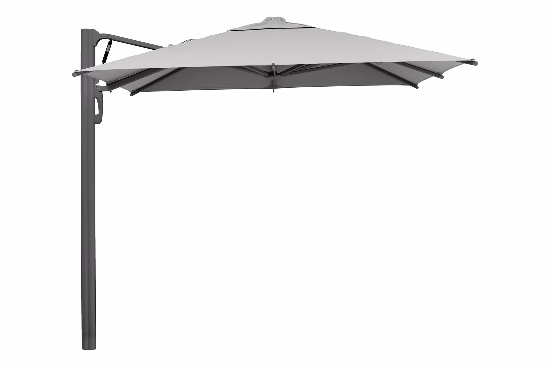 KETTLER Home&Garden – EASY CONTRACT Ampelschirm, anthrazit matt/hellgrau