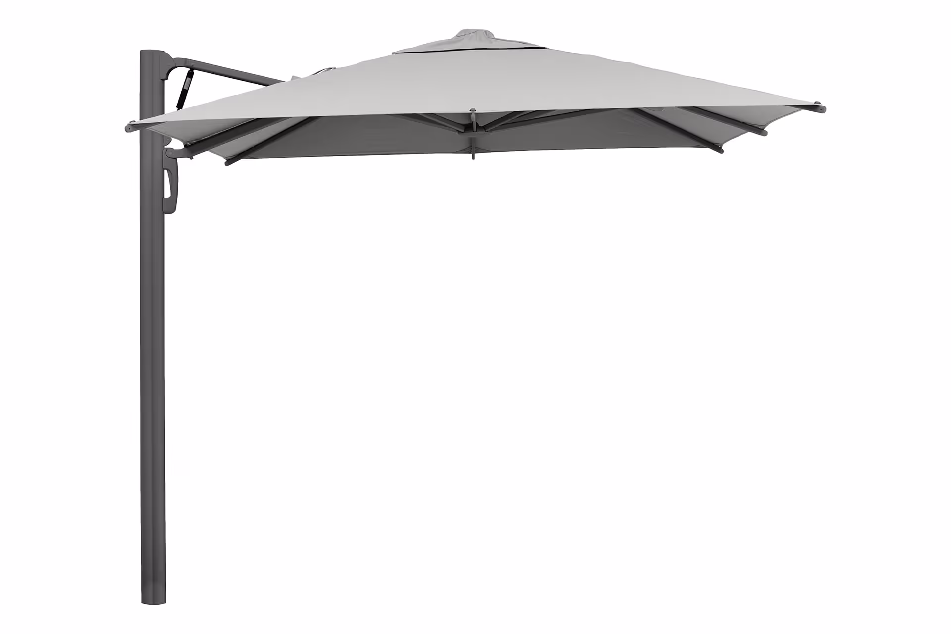 KETTLER Home&Garden – EASY CONTRACT Ampelschirm, anthrazit matt/hellgrau