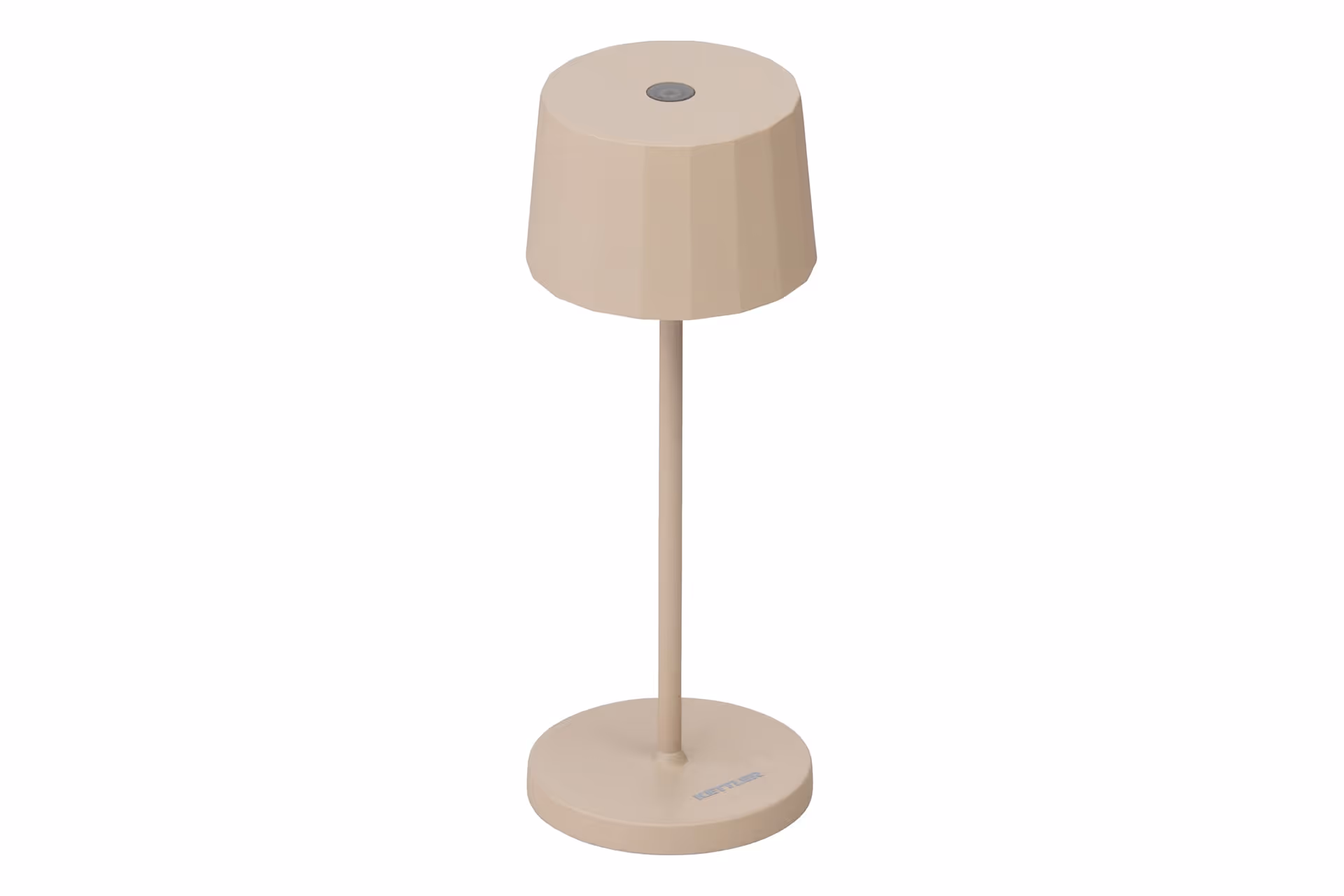 KETTLER Home&Garden – KETTLIGHT Tischleuchte RIBBED Micro, matt sand