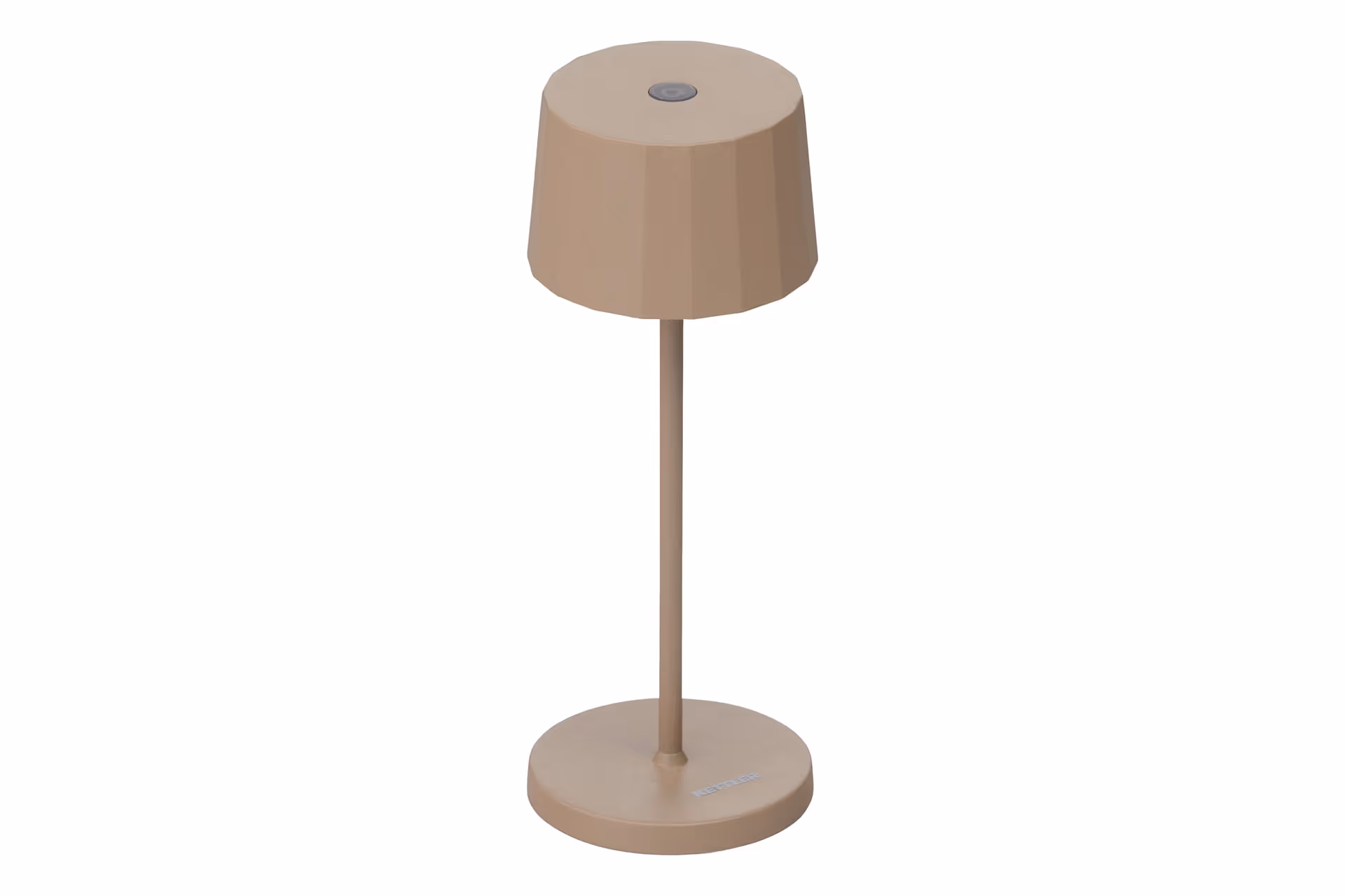 KETTLER Home&Garden – KETTLIGHT Tischleuchte RIBBED Micro, matt taupe