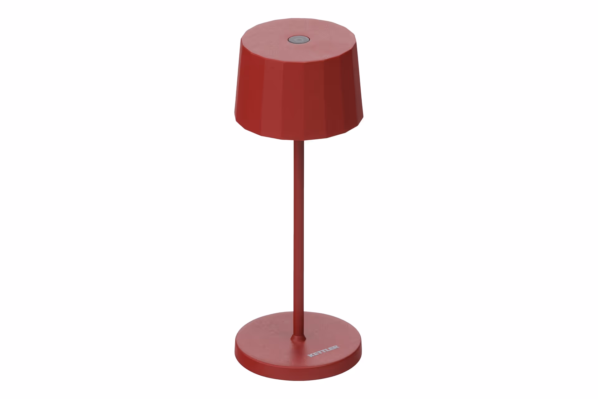 KETTLER Home&Garden – KETTLIGHT Tischleuchte RIBBED Micro, matt ruby rot