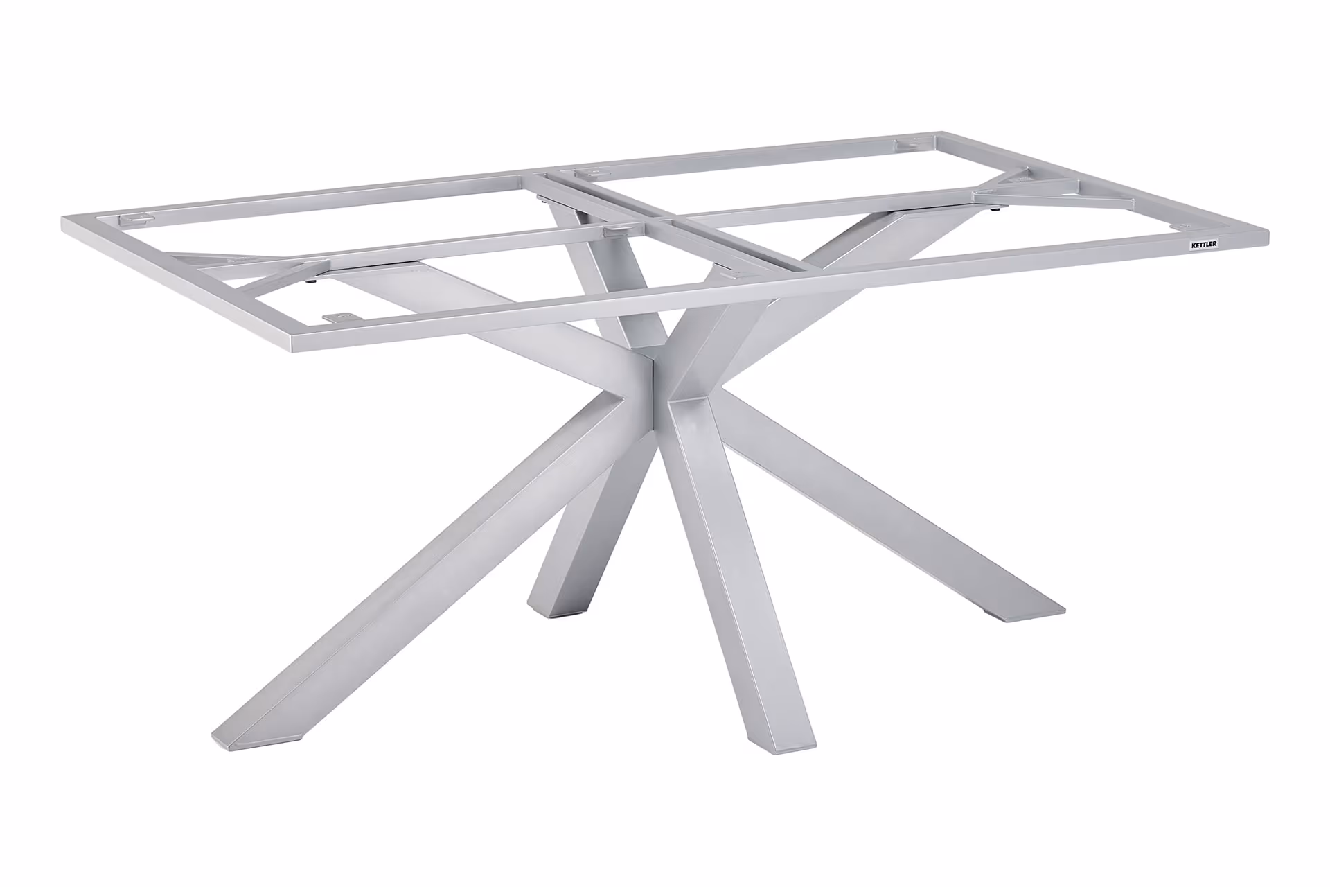 KETTLER Home&Garden – CUBIC X-LEG Tischgestell, silber