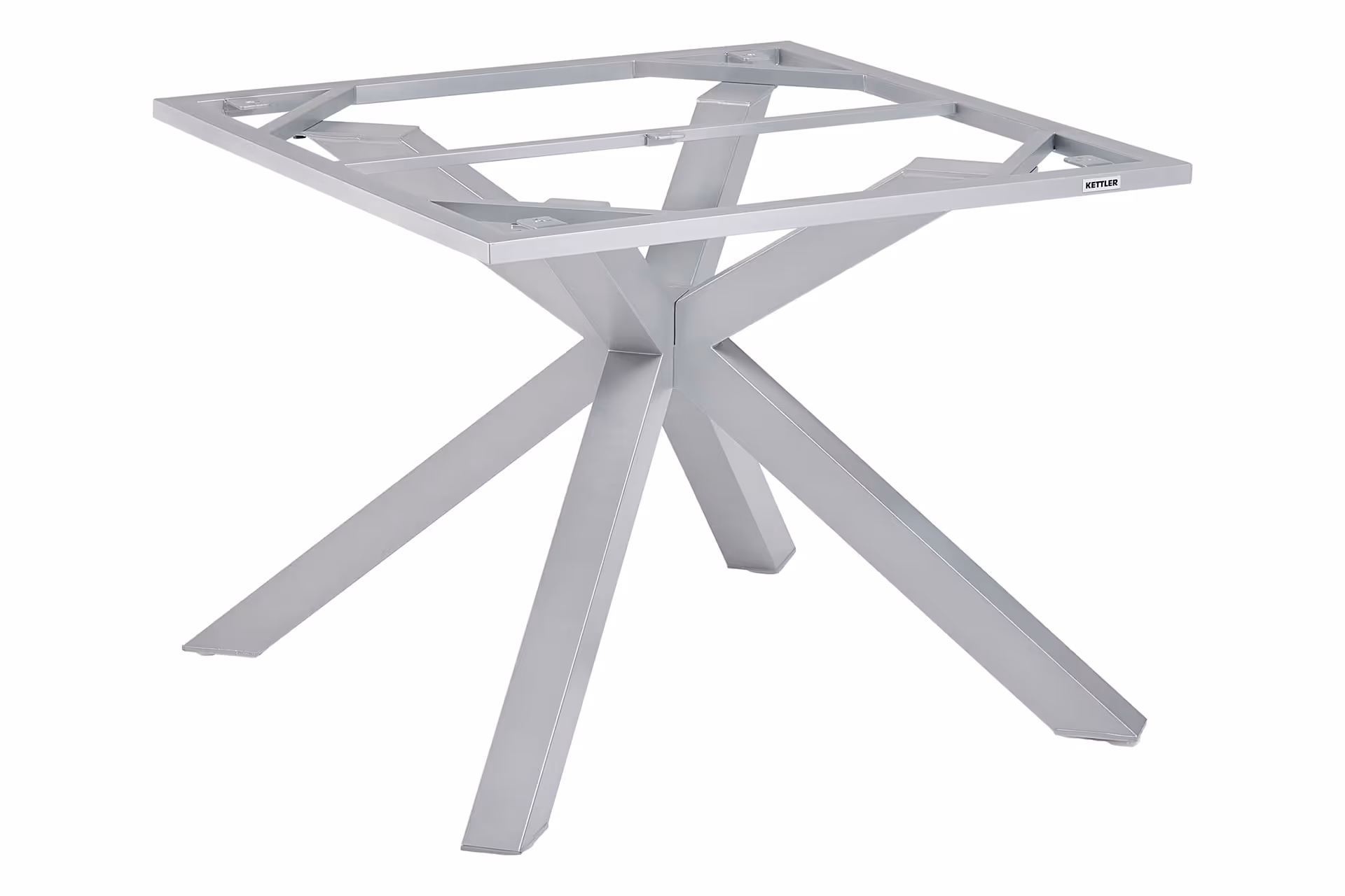 KETTLER Home&Garden – CUBIC X-LEG Tischgestell, silber