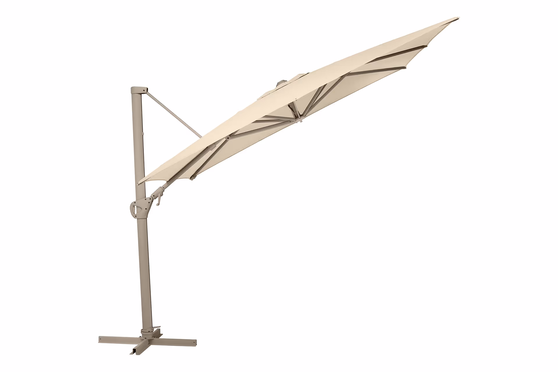 KETTLER Home&Garden – EASY SWING LX Ampelschirm, taupe/natur