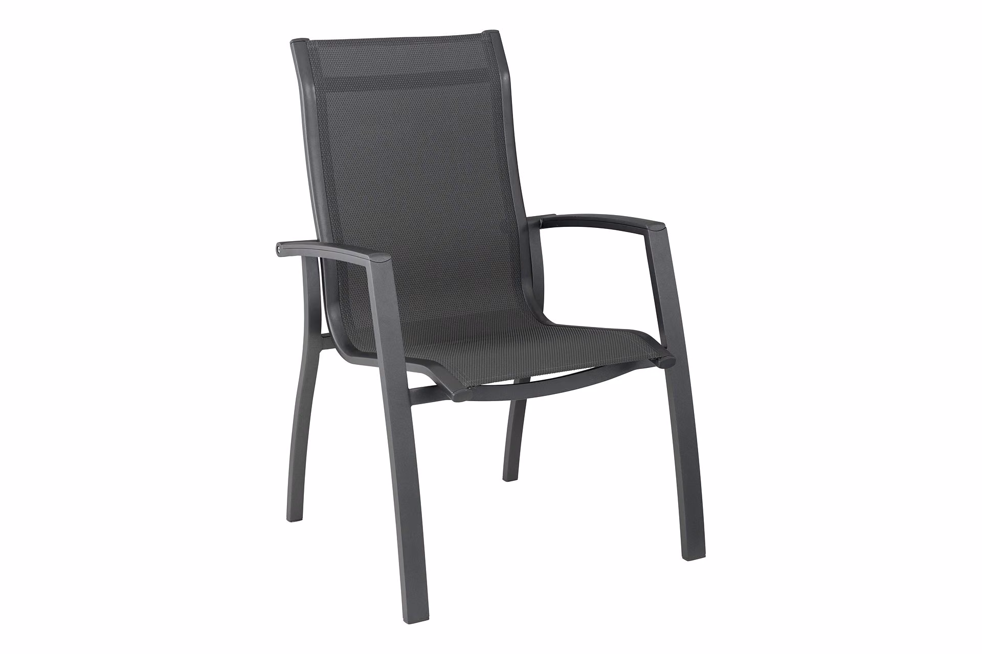 KETTLER Home&Garden – ALTURA CURVE Stapelsessel, anthrazit/anthrazit