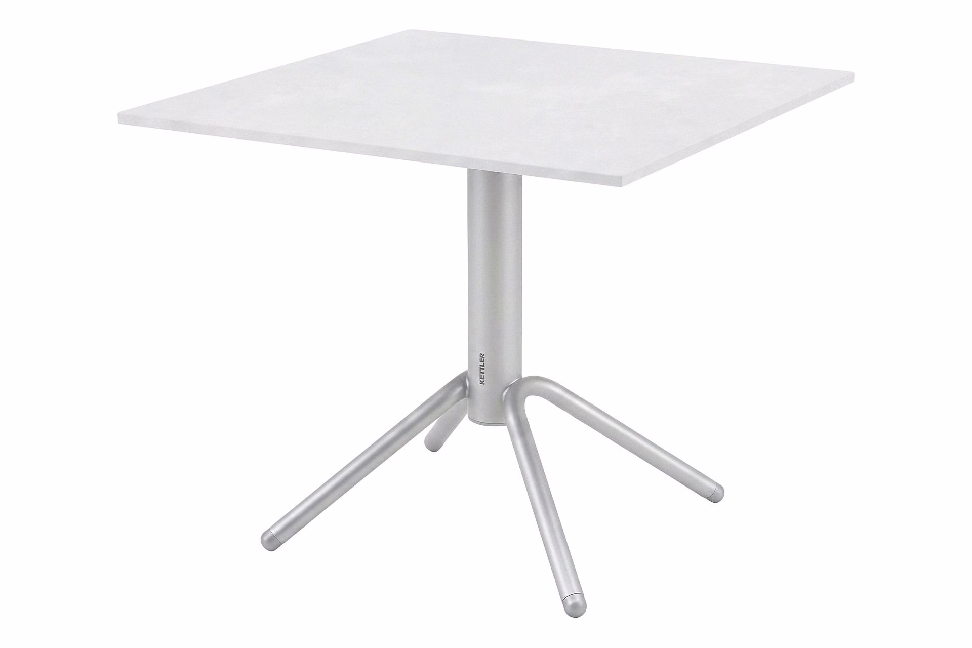 KETTLER Home&Garden – VERSA Tischgestell 70/80 x 70/80, silber