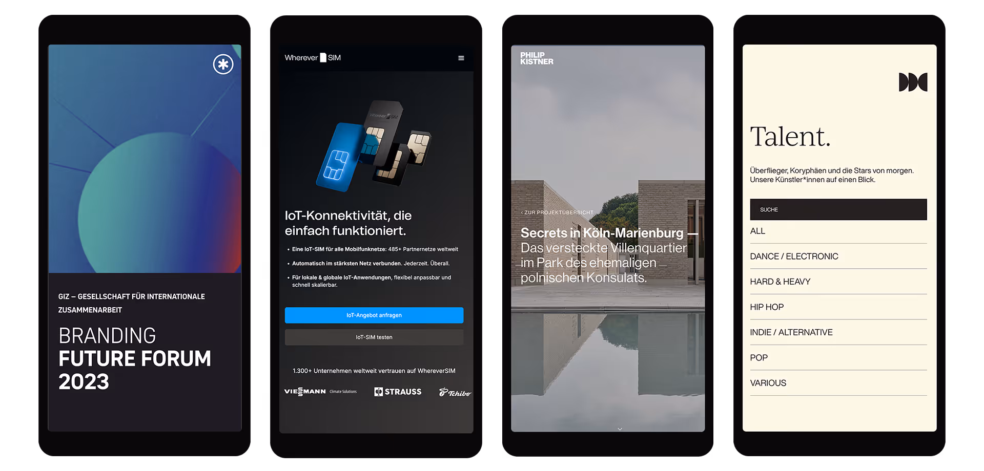 Erfolgreiche Webflow Projekte