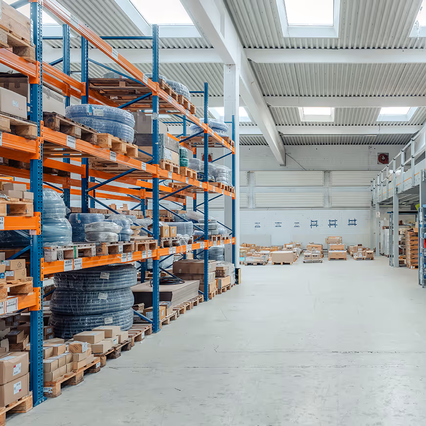 Zwei konische Industriebauteile im Zilken-Lager als Motiv für Produktstruktur und digitale Neuausrichtung