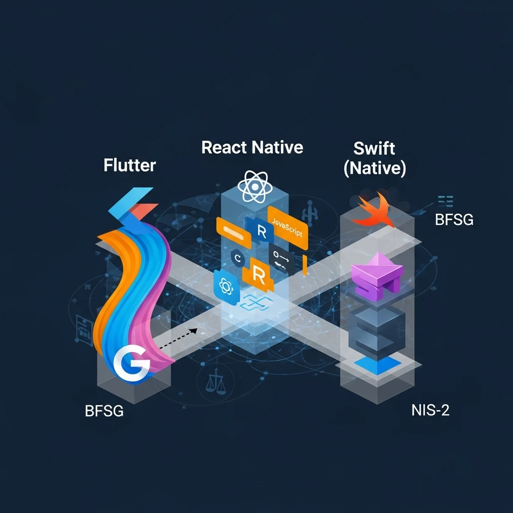 Strategische Technologiebewertung der mobilen App-Entwicklung 2026: Ein umfassender Vergleich von Flutter, React Native und nativen Ökosystemen für den deutschen Mittelstand