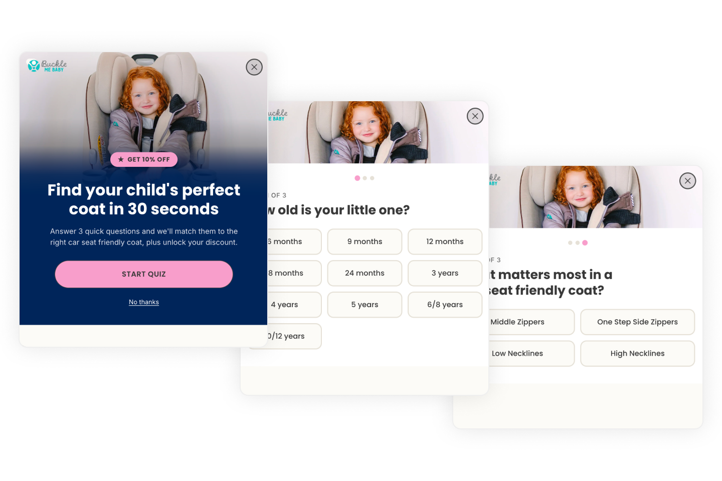 baby coat size finder quiz