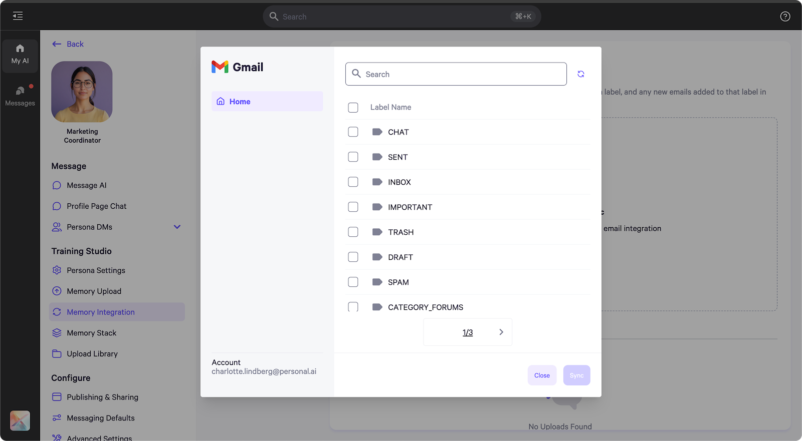 Gmail Integration