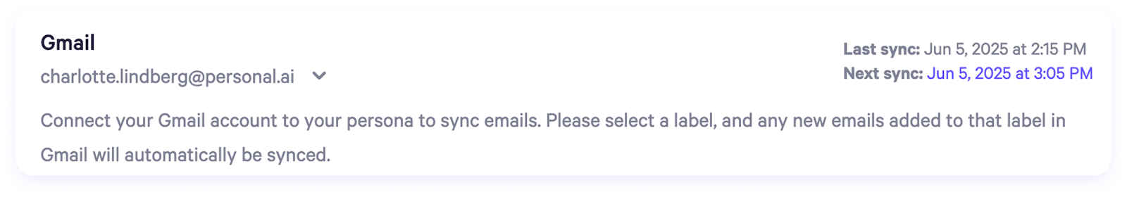 Gmail Integration