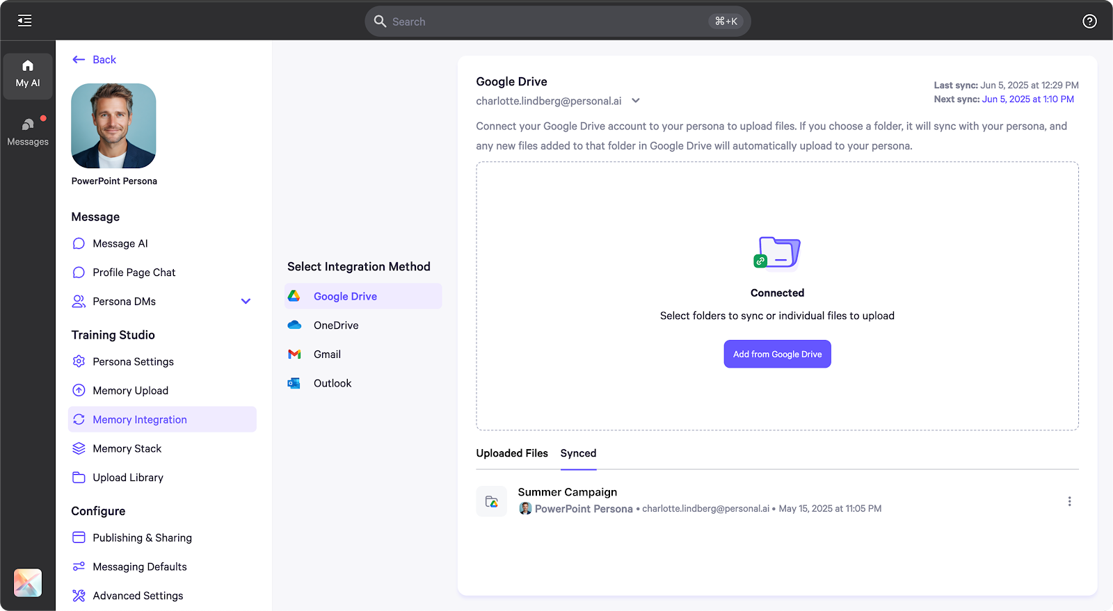 Google Drive Integration