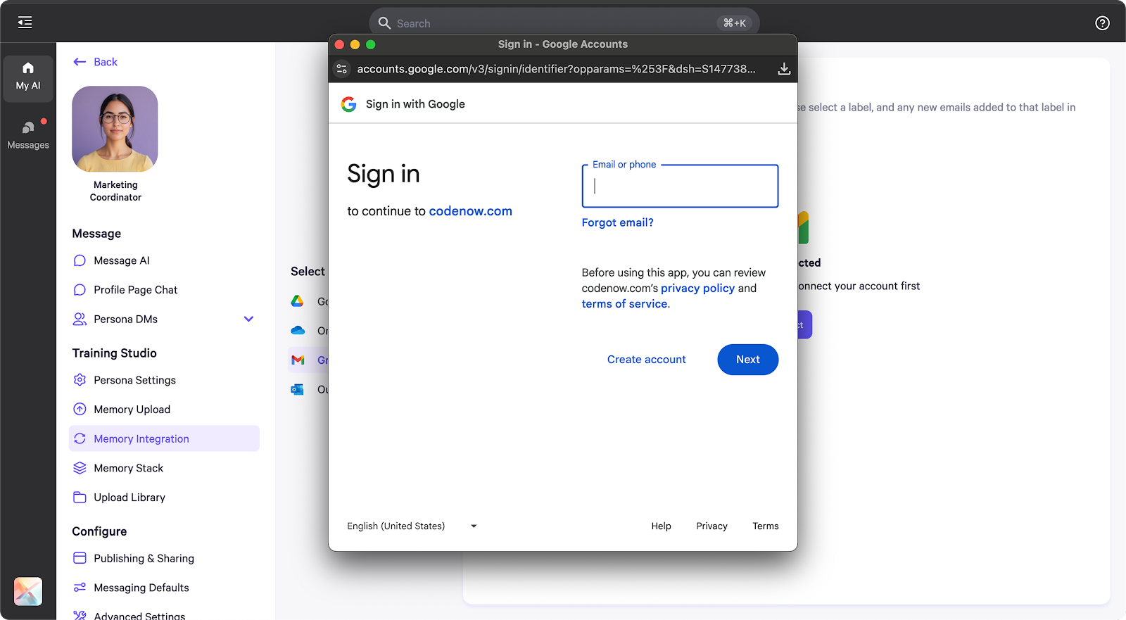 Gmail Integration
