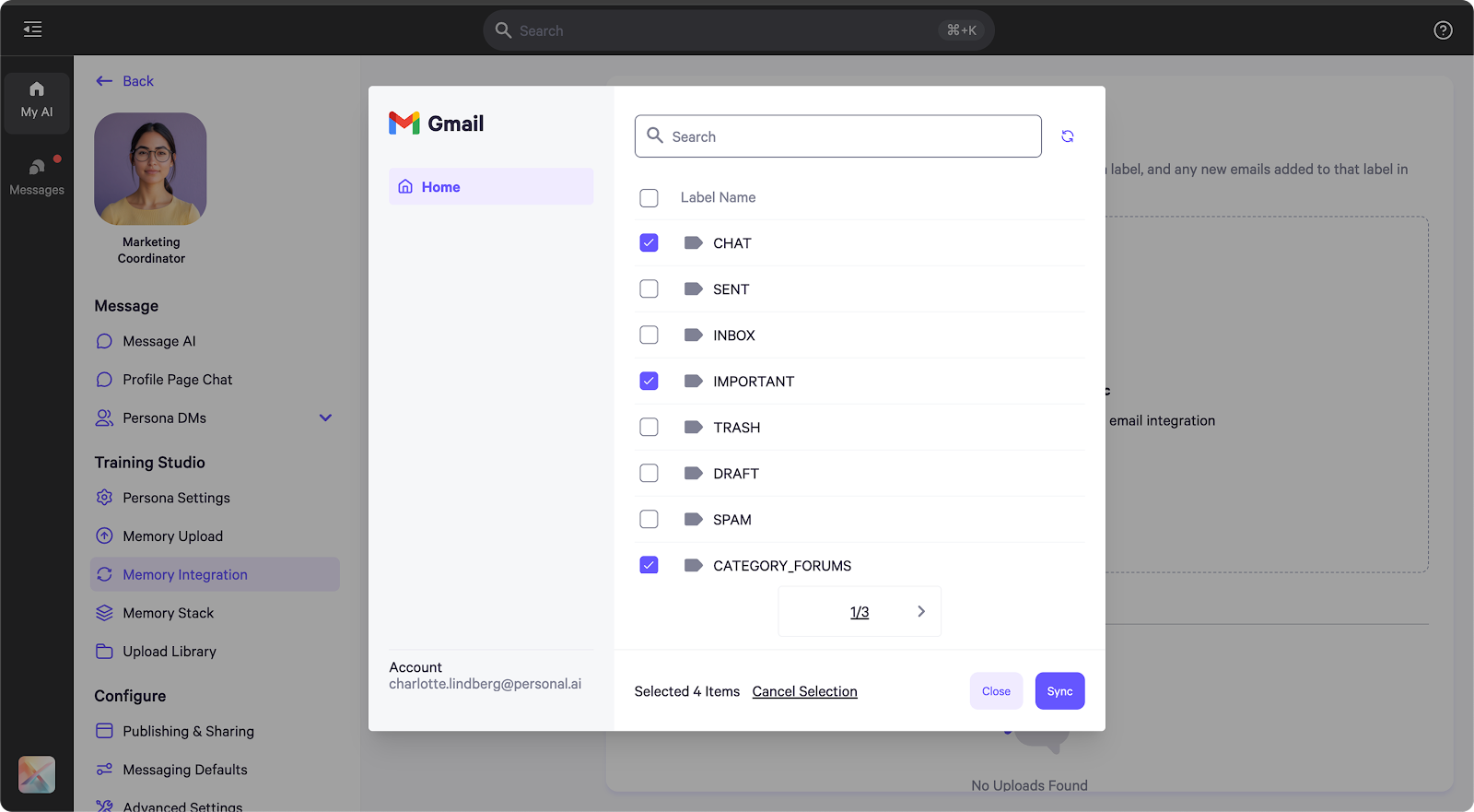 Gmail Integration