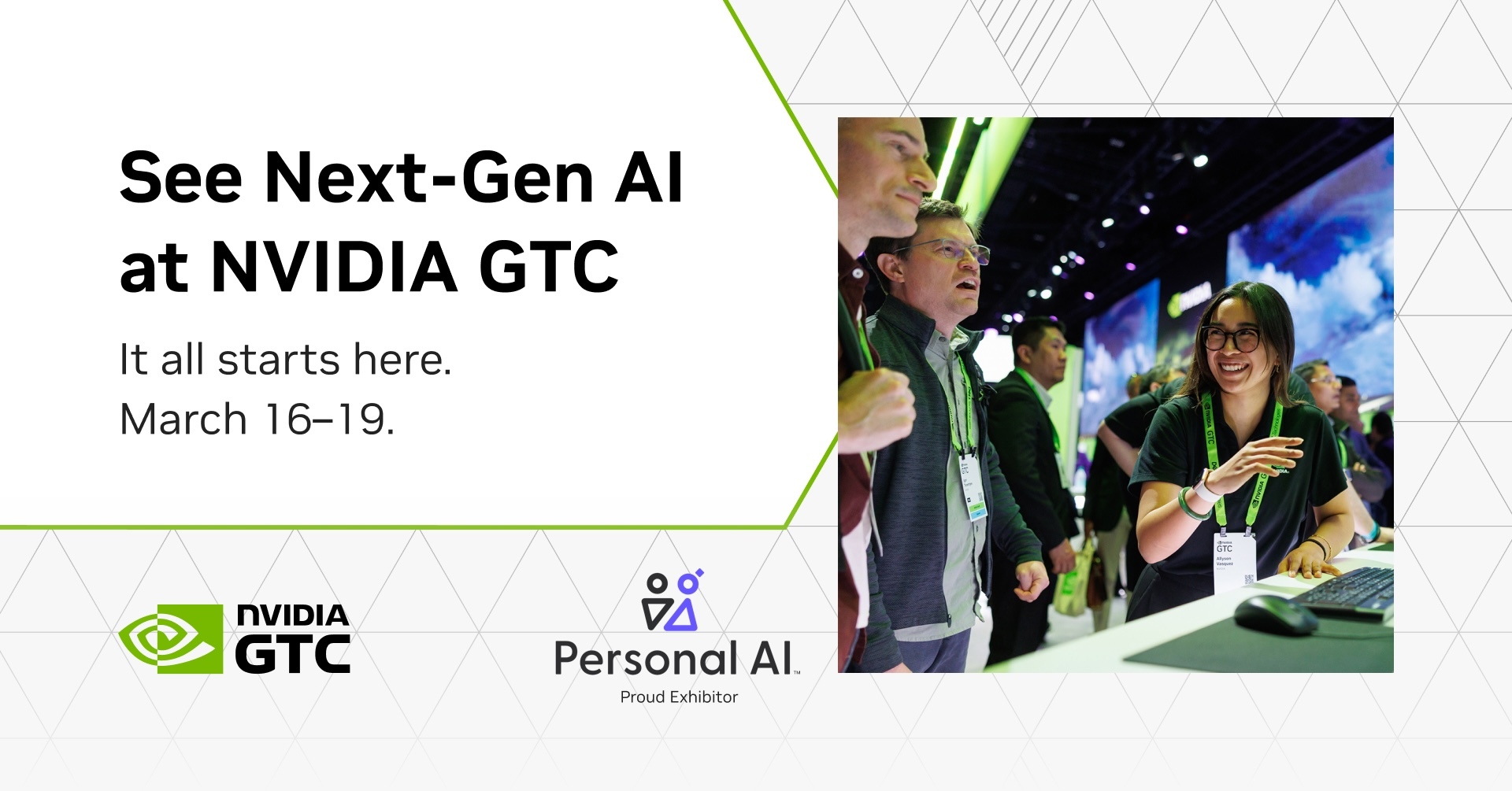 Join Personal AI at NVIDIA GTC March 16-20